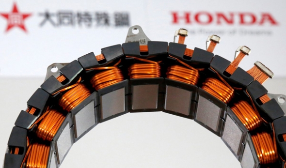 Honda crea el primer motor eléctrico sin metales raros