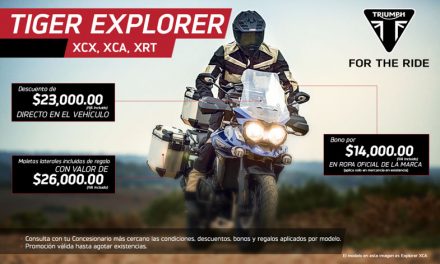 Triumph México, con promociones fuera de serie