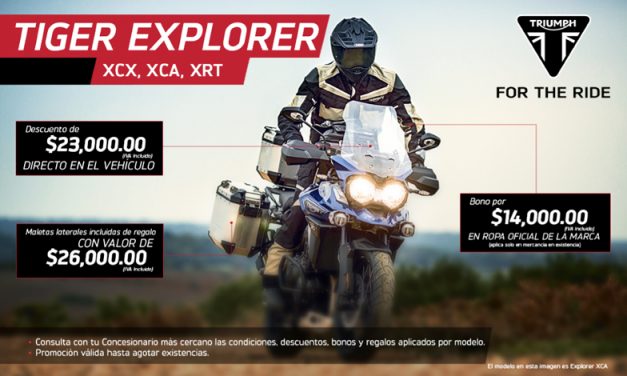XCX, XCA, XRT son los modelos de la Tiger Explorer que te puedes llevar fácilmente