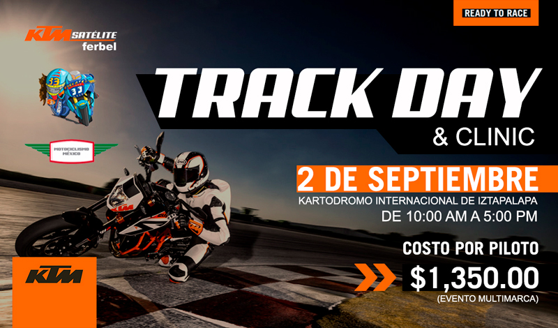 Aprende de los expertos, Track Day & Clinic de KTM
