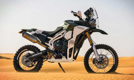 Triumph Tiger Tramontana, preparada para el desierto africano