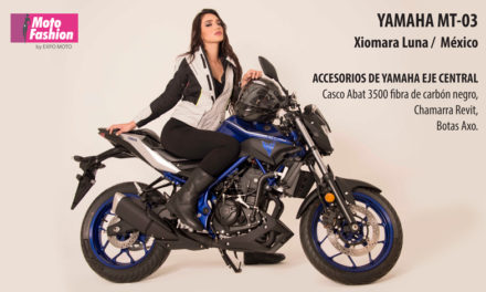 Abraza tu lado oscuro con la nueva Yamaha MT-03 y Xiomara Luna