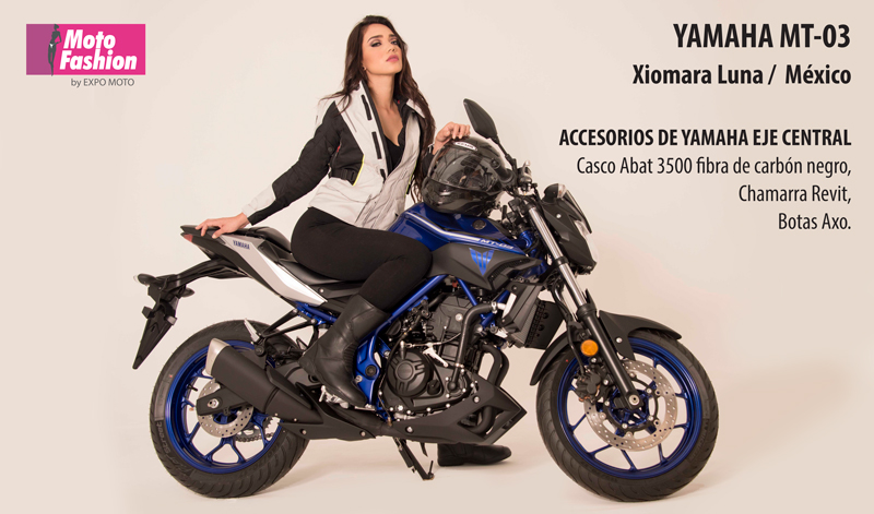 Abraza tu lado oscuro con la nueva Yamaha MT-03 y Xiomara Luna