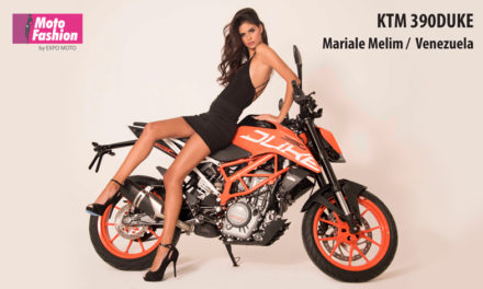 Mariale Melim con su impactante belleza, viene a imponer su estilo en las pasarelas de Moto Fashion, en el marco de la décimo octava edición de Expo Moto 2017