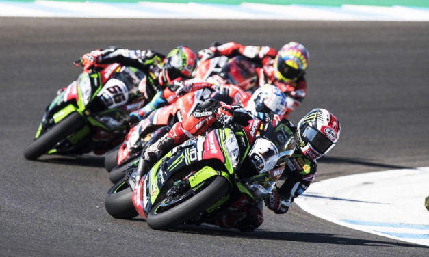 Jonathan Rea  ganador de Jerez en la penúltima carrera del Campeonato Mundial de Superbike