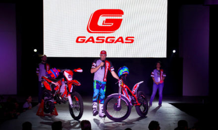 David Cobos, el grande del trial en Expo Moto.