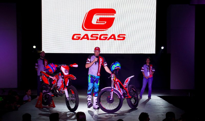 David Cobos, el grande del trial en Expo Moto.