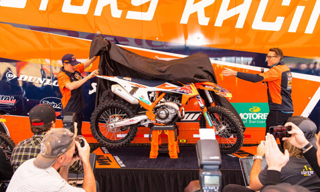 Develan la nueva KTM 450 SX-F Factory Edition 2018