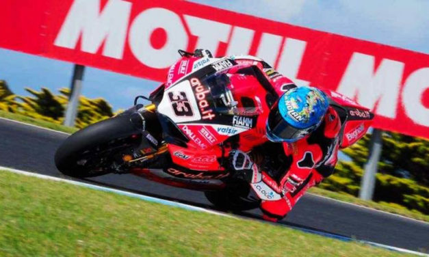 Marco Melandri, el más rápido en los  test del Campeonato Mundial de Superbike