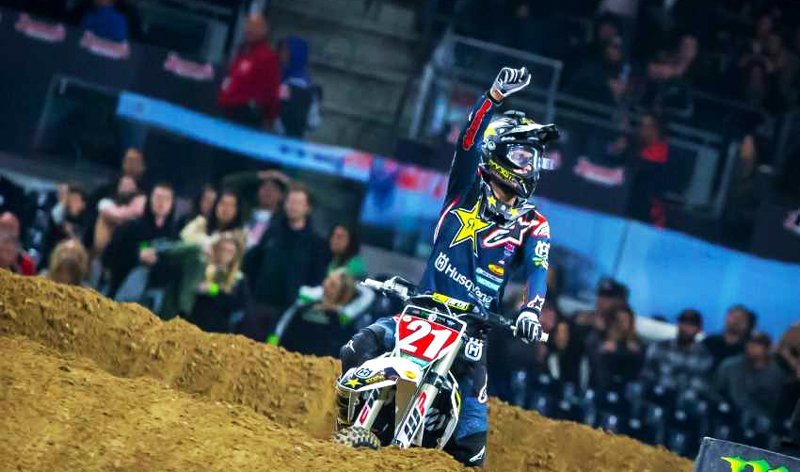 Jason Anderson suma su segunda victoria consecutiva en el AMA Supercross; su tercera de la temporada