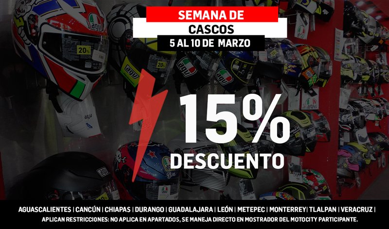 ¡Semana de cascos en Motocity!