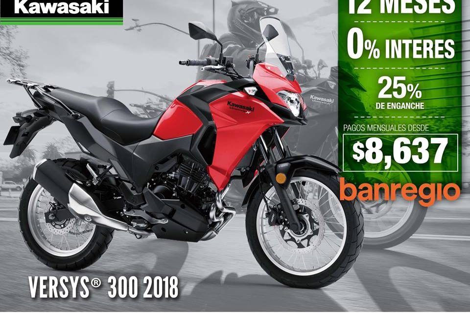 ¿La Versys300 va con tu estilo de conducción? Ya puedes adquirirla a meses SIN INTERESES