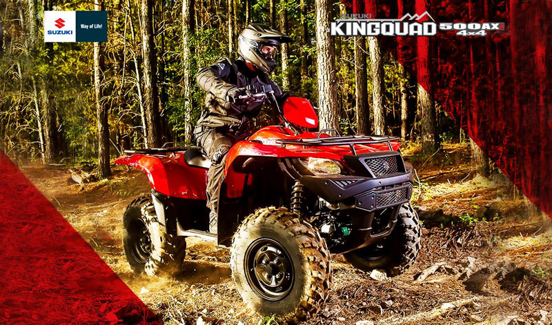 Conquista todo terreno con la SUZUKI Kingquad 500AX  4×4