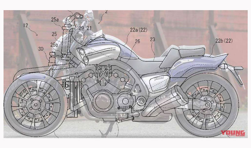 Yamaha prepara el monumental y potente triciclo VMax