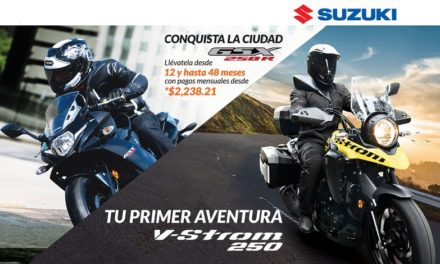 Estrena la motocicleta de tus sueños con Suzuki y Banregio