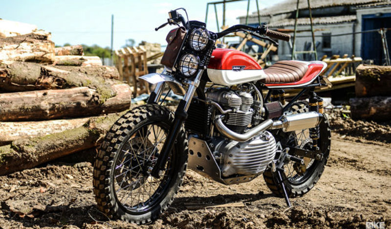 Originalidad sobre ruedas: Triumph Sacrambler RedMax