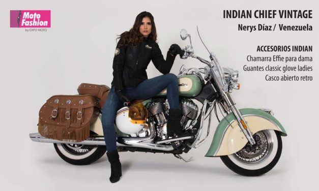 Refinada y con una potencia increíble, la Indian Chief Vintage es la favorita de Nerys Díaz