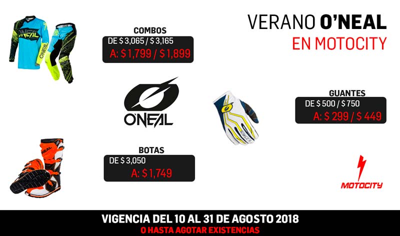 El Verano O’Neal llega a Motocity