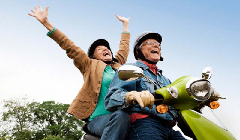 Viajar en moto es sinónimo de felicidad