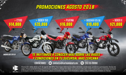 Agosto está de oferta en motos marca BAJAJ