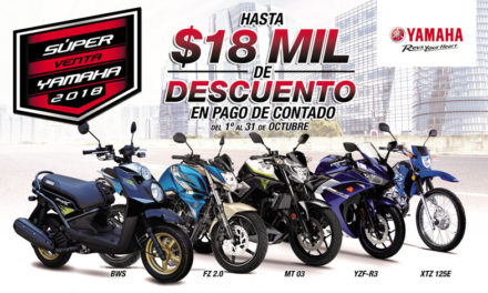 Llegó la súper venta Yamaha 2018