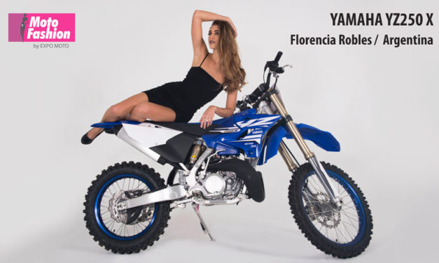 Florencia Robles, una rubia que te robará suspiros en Expo Moto