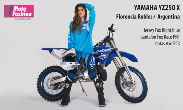 De Córdoba, Argentina, a las pasarelas de Moto Fashion con Florencia Robles, novena modelo seleccionada del certamen Formula+belleza