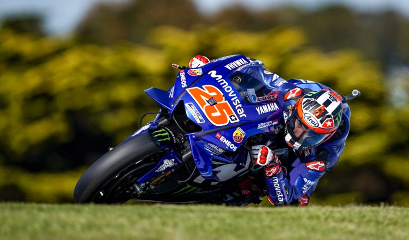Maverick Viñales a lo más alto del podio en el GP de Australia