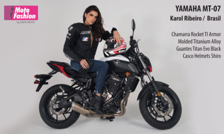 Brasil sigue proyectando su presencia con Karol Ribeiro, la decimoprimera modelo oficial en las pasarelas de MOTO FASHION, en el marco de la decimonovena Edición de EXPO MOTO
