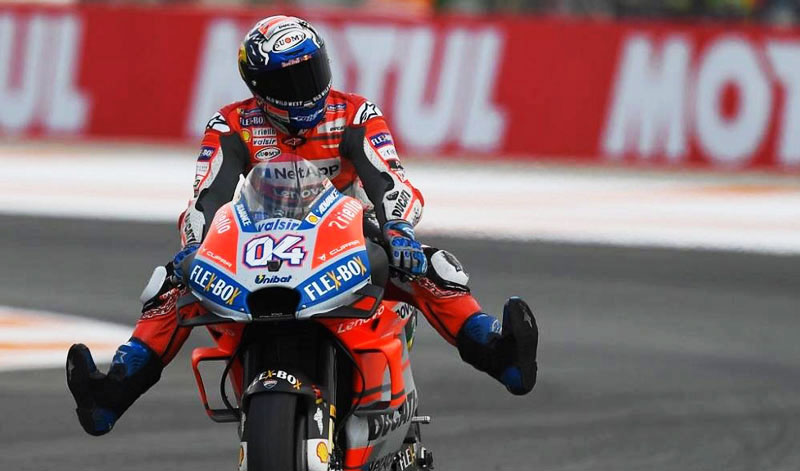 Última carrera de MotoGP con la victoria de Andrea Dovizioso