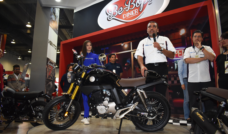 Vento se encuentra de fiesta tras presentar en Expo Moto tres nuevos modelos de su gama 2019