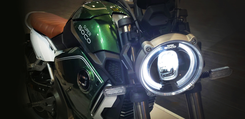 Elige rodar hacia el futuro a bordo de una Super SOCO TC