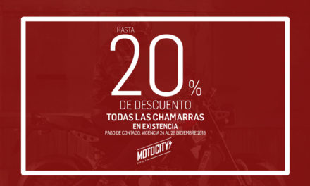 Aprovecha hasta un 20% de descuento en chamarras