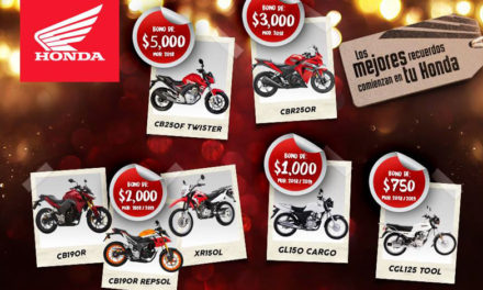 Inicia el año con el pie derecho y estrena una HONDA