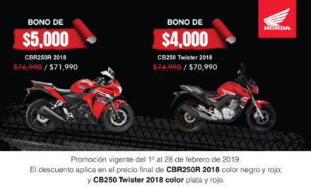 ¡Es tu momento, estrena una #CB250 Twister o una fabulosa CBR250R 2018!
