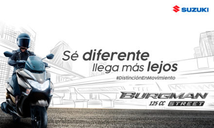 Distinción en movimiento, Suzuki Burgman 125 cc Street
