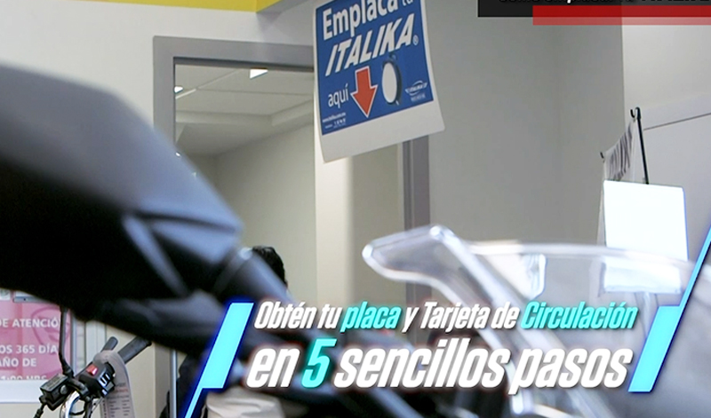 Emplaca tu ITALIKA en 5 sencillos pasos