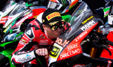 Álvaro Bautista, al filo de la victoria