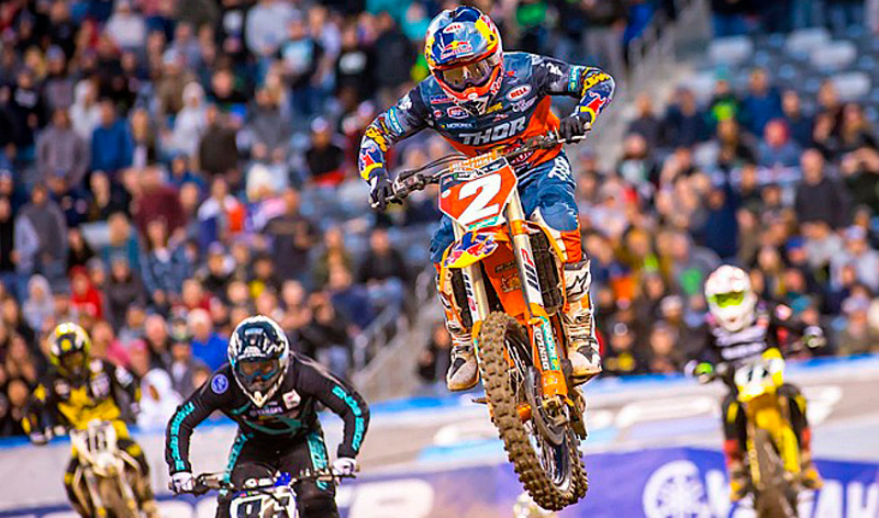 AMA Supercross: Cooper Web cada vez más cerca de la corona