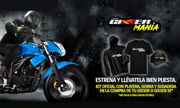 Suzuki te da más razones para estrenar con Gixxermania