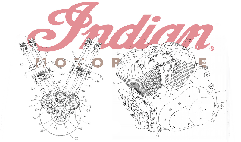 Indian Motorcycle patenta una renovación de su poderoso motor Thunder Stroke 111