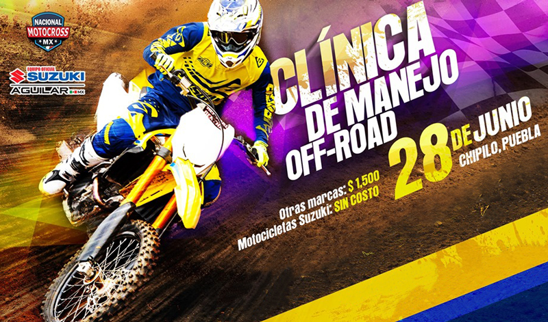 ¡Suzuki te invita a participar en su Clínica de manejo Off Road!