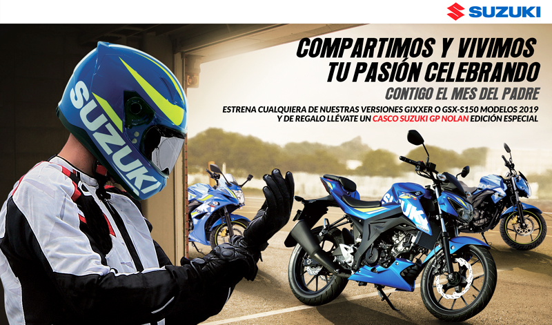 ¡Suzuki comparte y vive tu pasión celebrando contigo el mes del padre!