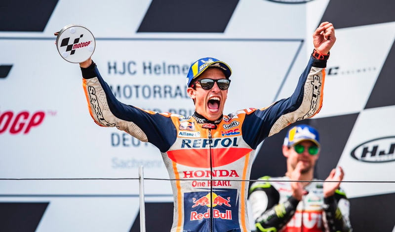 Imparable, Marc Márquez domina en Alemania