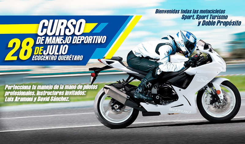 ¡Suzuki Motos te invita a perfeccionar tu manejo!