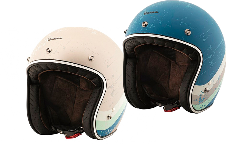 Aires retro en cascos Vespa