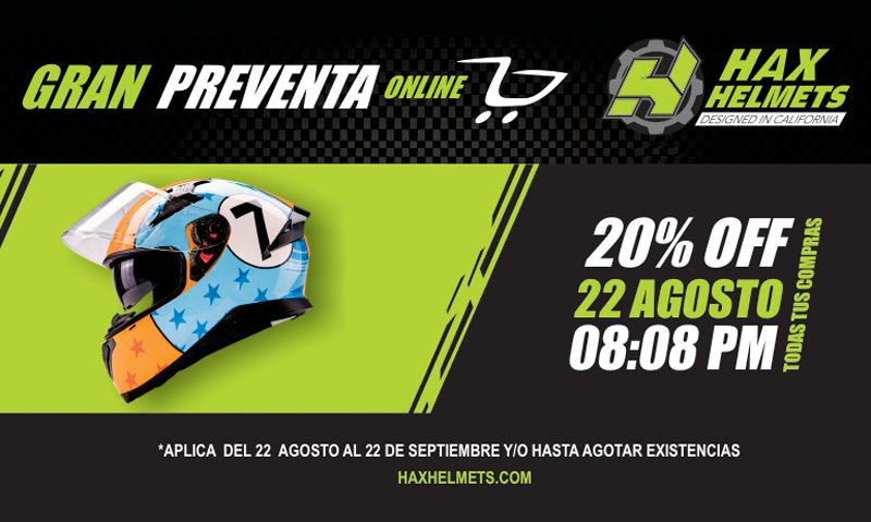 Conquista la ciudad, las pistas y todo terreno con Cascos HAX