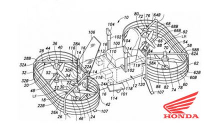 Honda hace una apuesta por el futuro ¡con una moto voladora!
