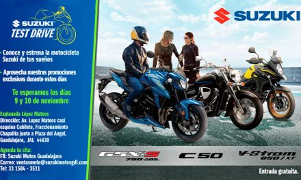 ¡Suzuki Motos lleva su Test Drive a Guadalajara!