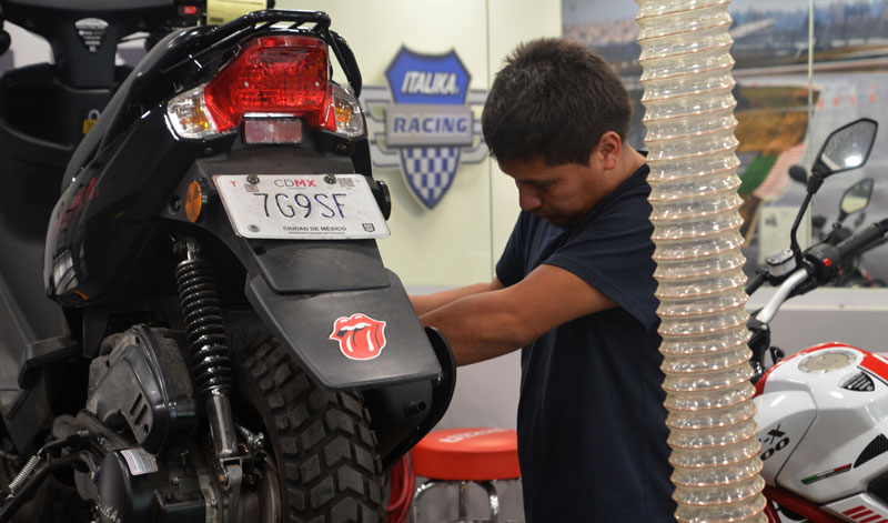 Mantente en movimiento, con el servicio ITALIKA